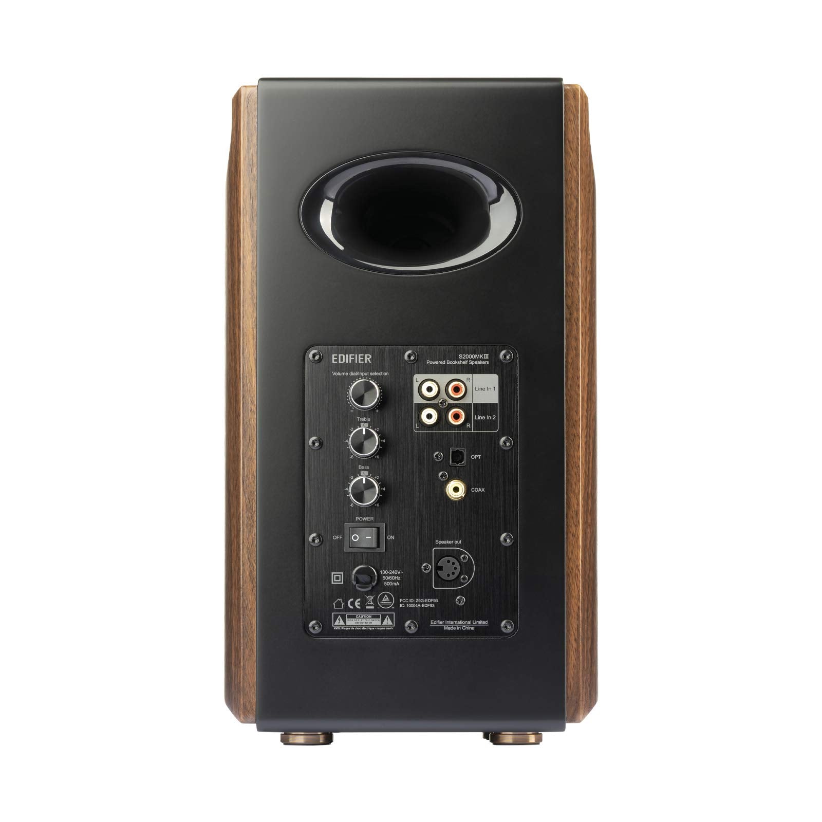Edifier S2000MKIII Altavoces Bluetooth de estantería 2.0 con Bluetooth - Altavoces de Monitor de Estudio de 130 W para audiófilos con Entrada inalámbrica, Entrada de línea y Entrada óptica