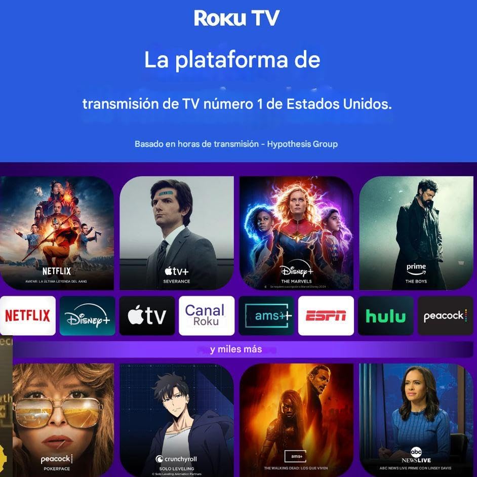 Westinghouse Televisor Inteligente de 58" Pulgadas Sin Bordes, Ultra Alta Definición 4K con HDR10, Búsqueda y Control por Voz, Dolby Audio, Aplicación Móvil - WR58UE4100