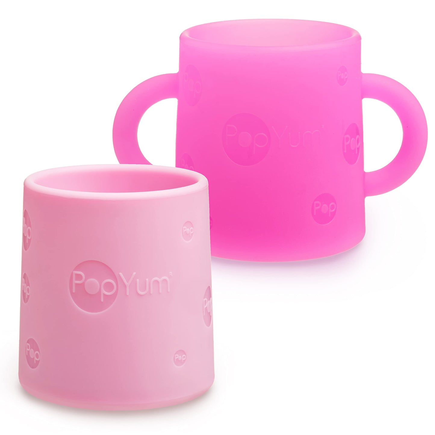 PopYum Set 2 Vasos Entrenadores De Silicón Suave Sin Bpa 5oz
