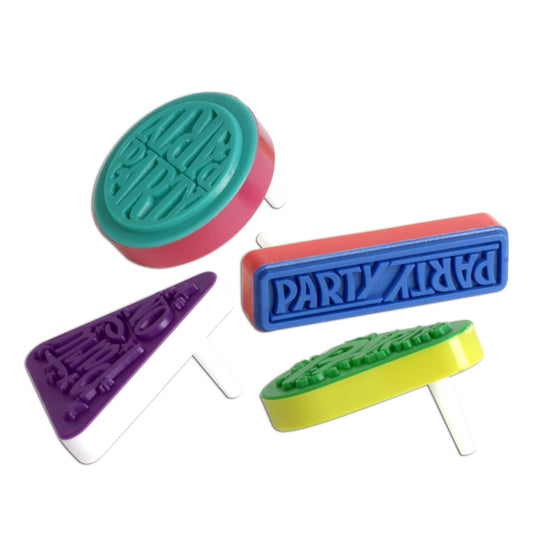 Beistle Racket Raise 'n Noisemakers, Multicolor, Pack of 4 Items