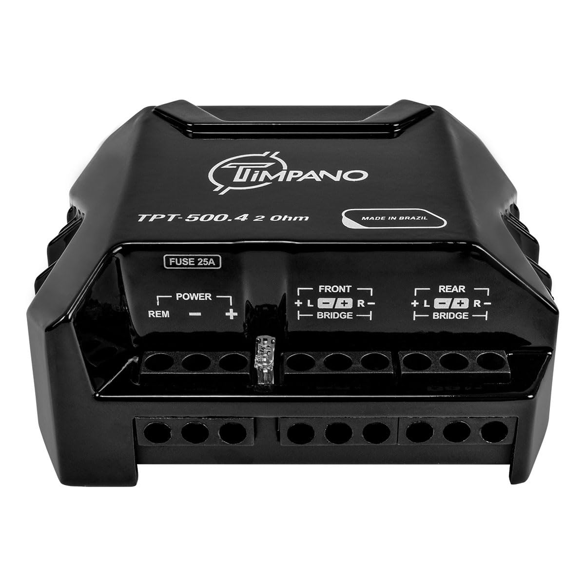 Amplificador de Audio de 4 Canales Timpano TPT-500.4 Negro Clase D para Coche