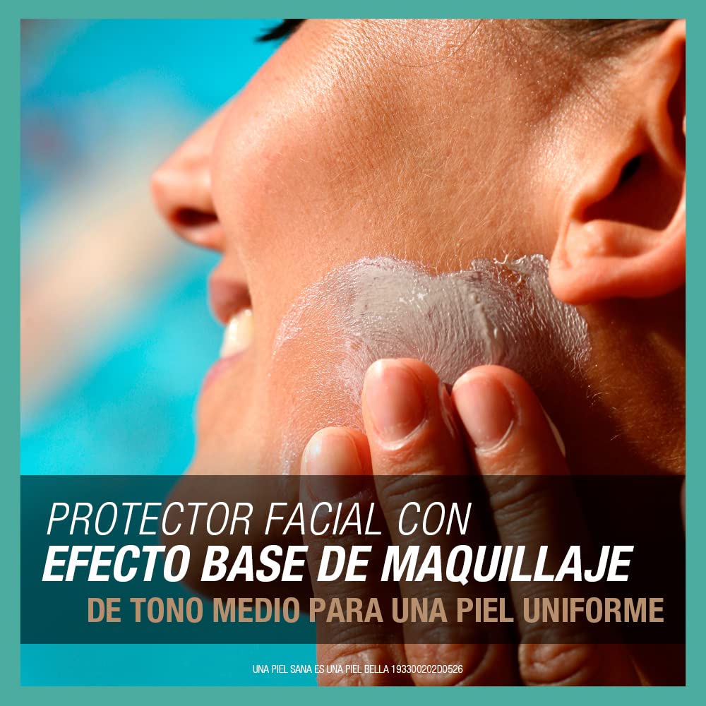 Neutrogena Sun fresh Protector Solar Facial Tono Medio Dermcare Niacinamida FPS50+, 40g + Hidratante Facial Hydro Boost Water gel 50 g