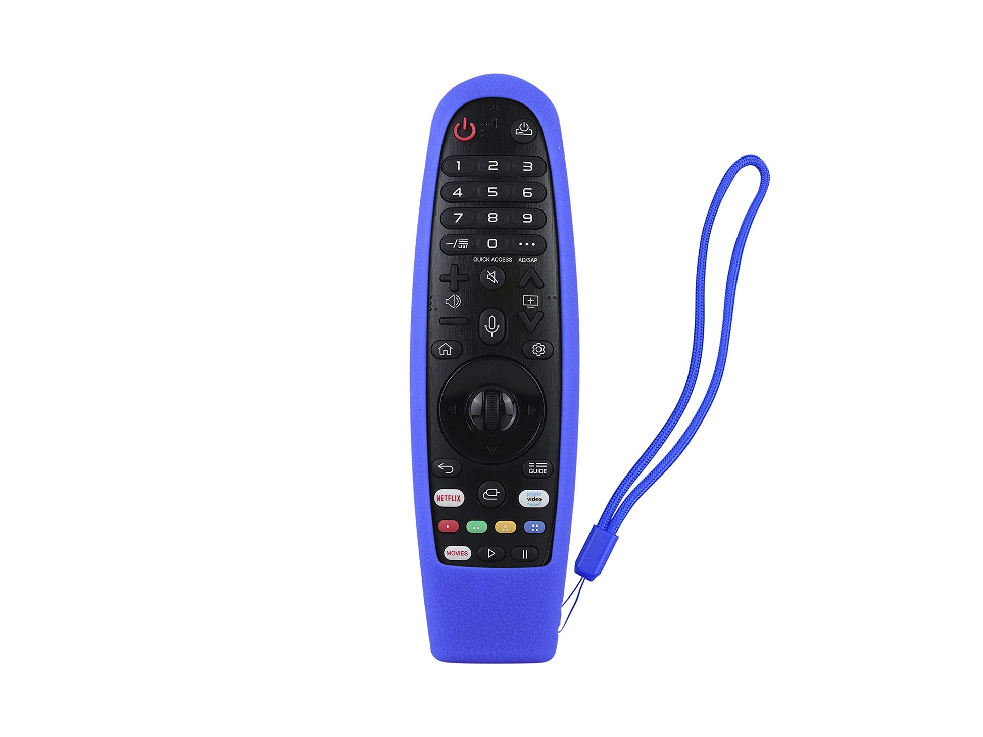 Funda para Control LG Magic AN-MR600 AN-MR650 AN-MR18BA AN-MR19BA MR20GA Silicon Case Protector (Blue)