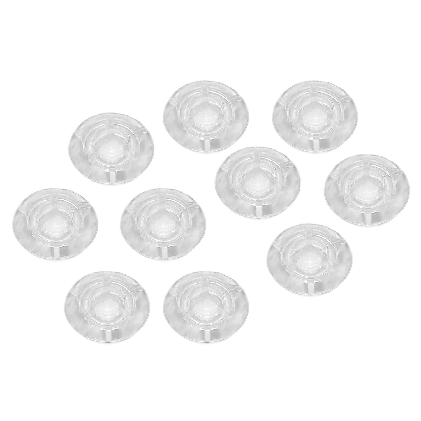 Pedal Toppers Universal transparente interruptor de pie cubierta de uñas plástico 10 Uds de moda para músicos para Pedal de efecto de guitarra