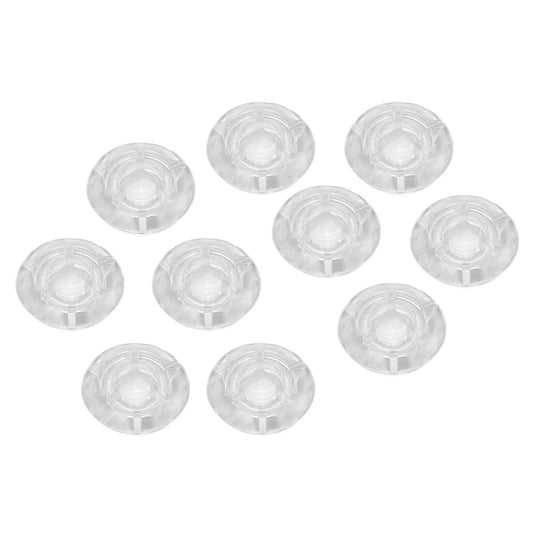 Pedal Toppers Universal transparente interruptor de pie cubierta de uñas plástico 10 Uds de moda para músicos para Pedal de efecto de guitarra