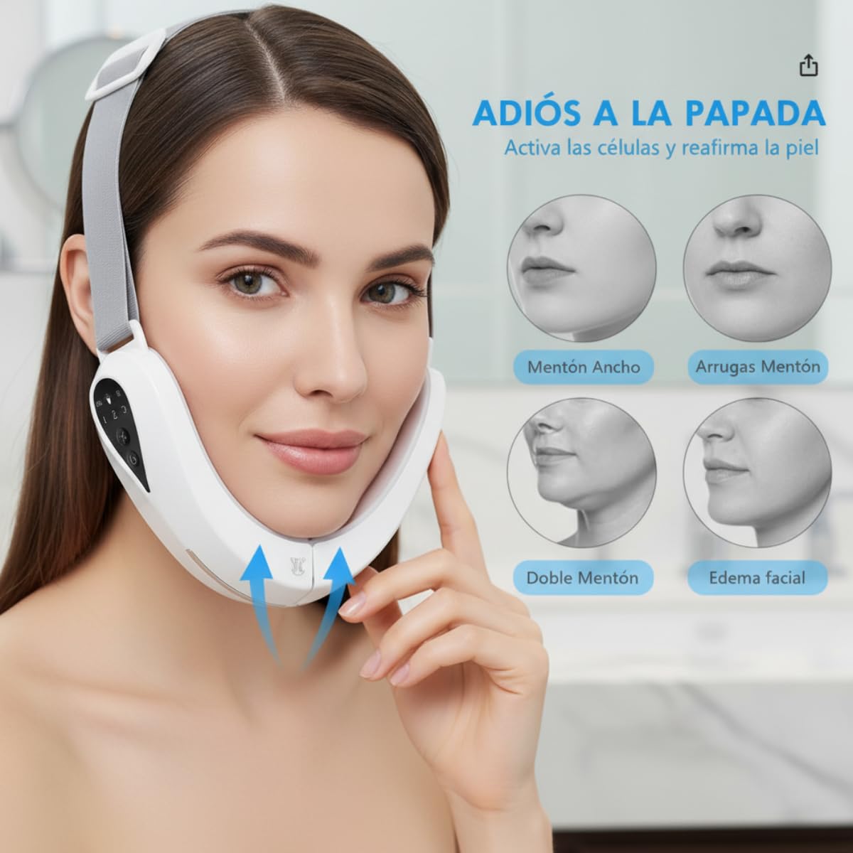 Bloom&Glow-Dispositivo adelgazamiento facial. Tecnología EMS.