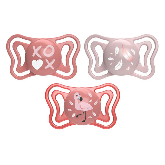 Chicco PhysioForma - Light Succhietto 6-16M Tettarella in Silicone Rosa, 2pz