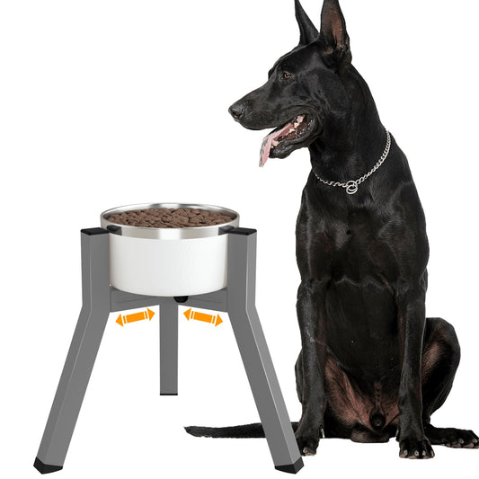 Soporte Elevado para Cuencos para Perros Medianos y Grandes TIDANT Ancho Ajustable