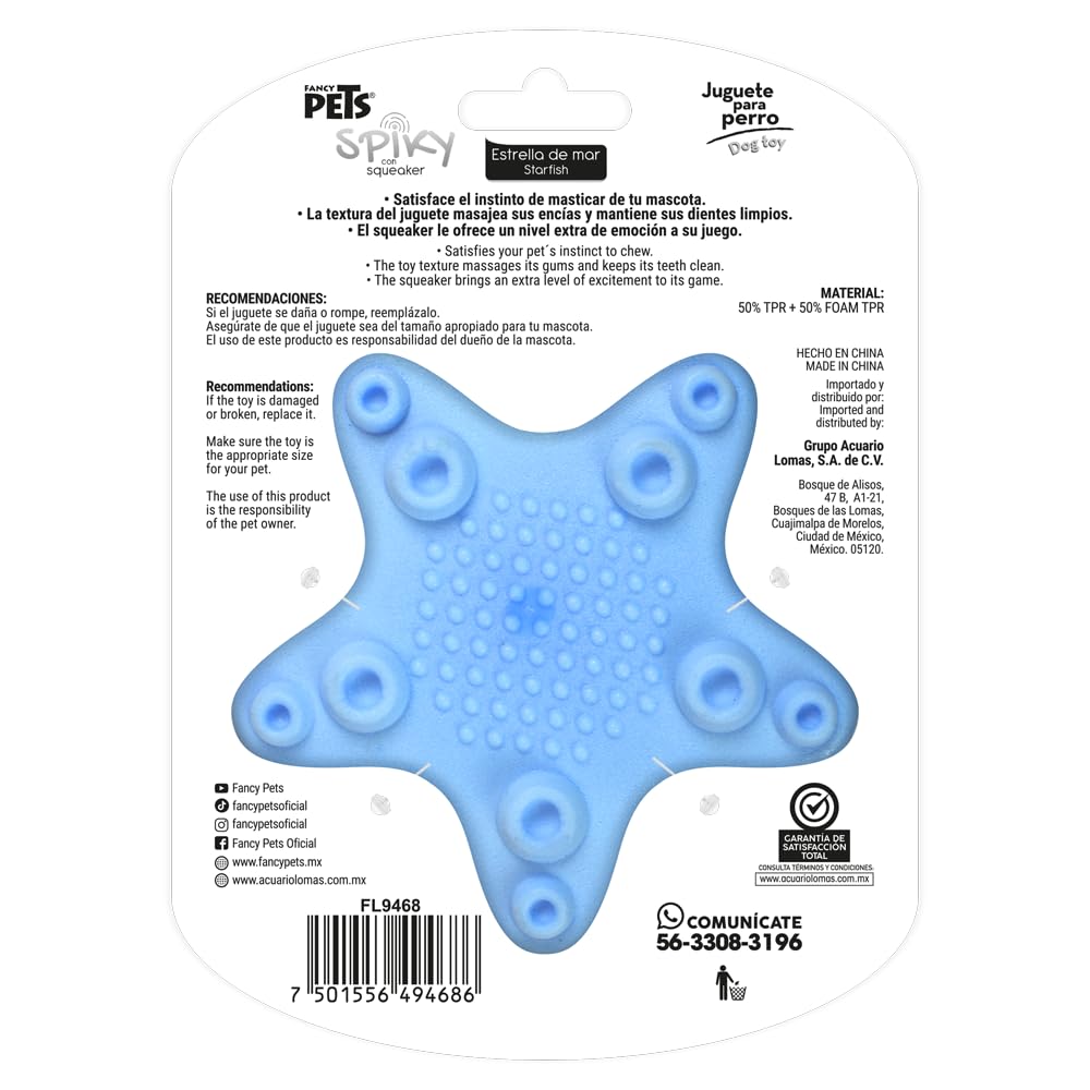 Juguete para Perros Fancy Pets Estrella de Mar Spiky