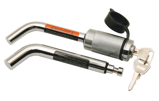 Candado de Receptor Reese Towpower plateado de Doble Pasador Dobladop