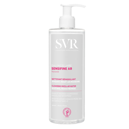SVR Sensifine AR Agua Micelar para Piel con Rojés con Niacinamida, 400 ml