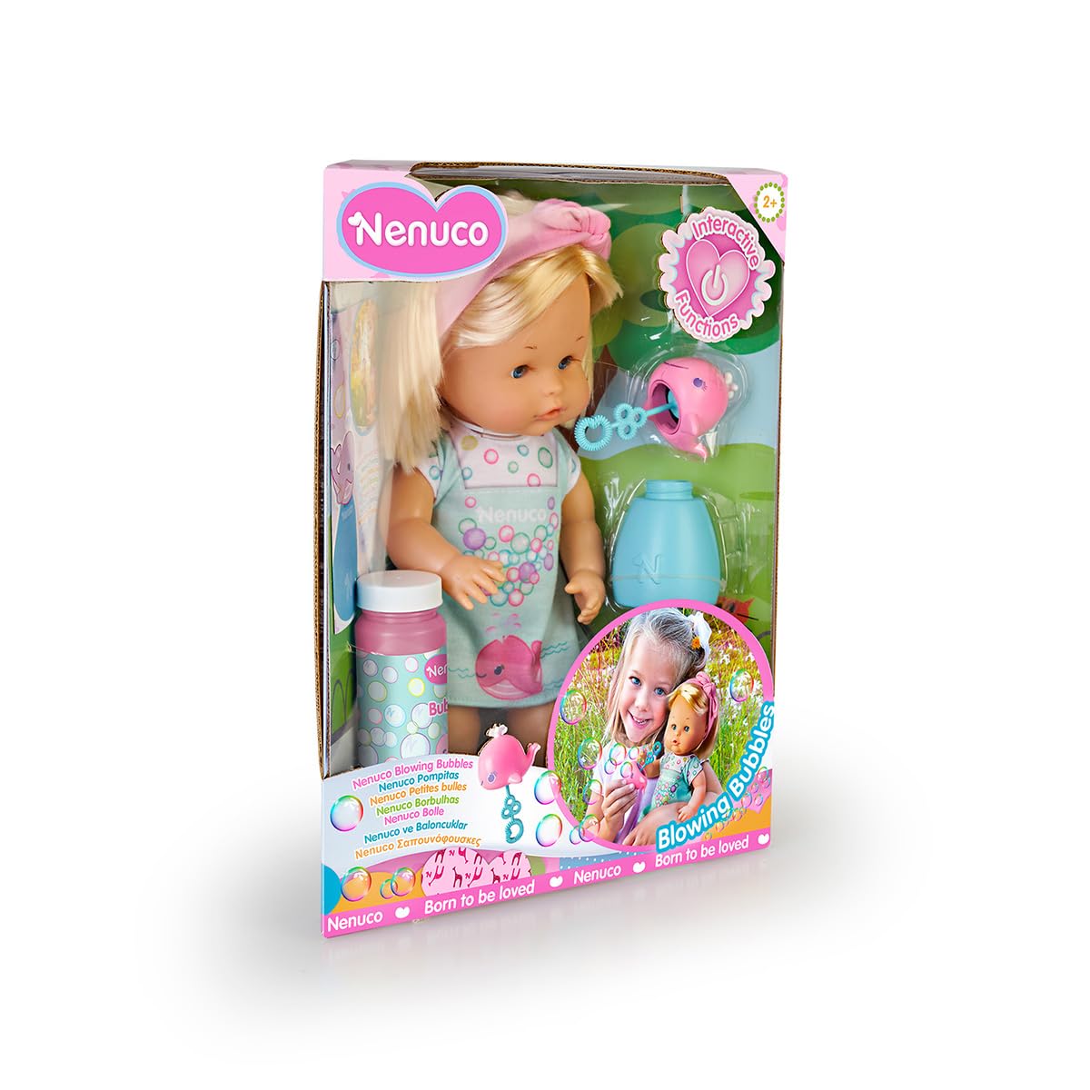 Muñeca Nenuco Rubia 35 cm con Accesorios para Niña