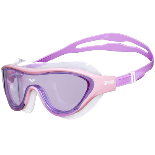 Arena The One Mask Jr Youth - anteojos de natación para niños y niñas, Rosa/Violeta