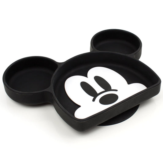 Bumkins - Plato Disney de silicona con ventosa para bebés y niños, Mickey Mouse