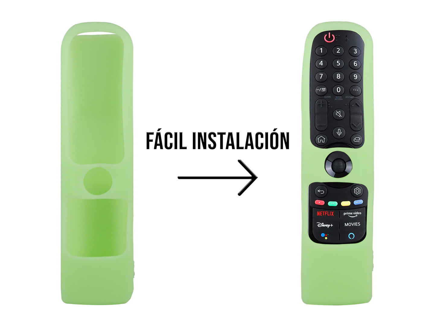 Funda para Control LG Magic MR21GA 2021 Silicon Smart 2022 MR22GR Magic MR22GA