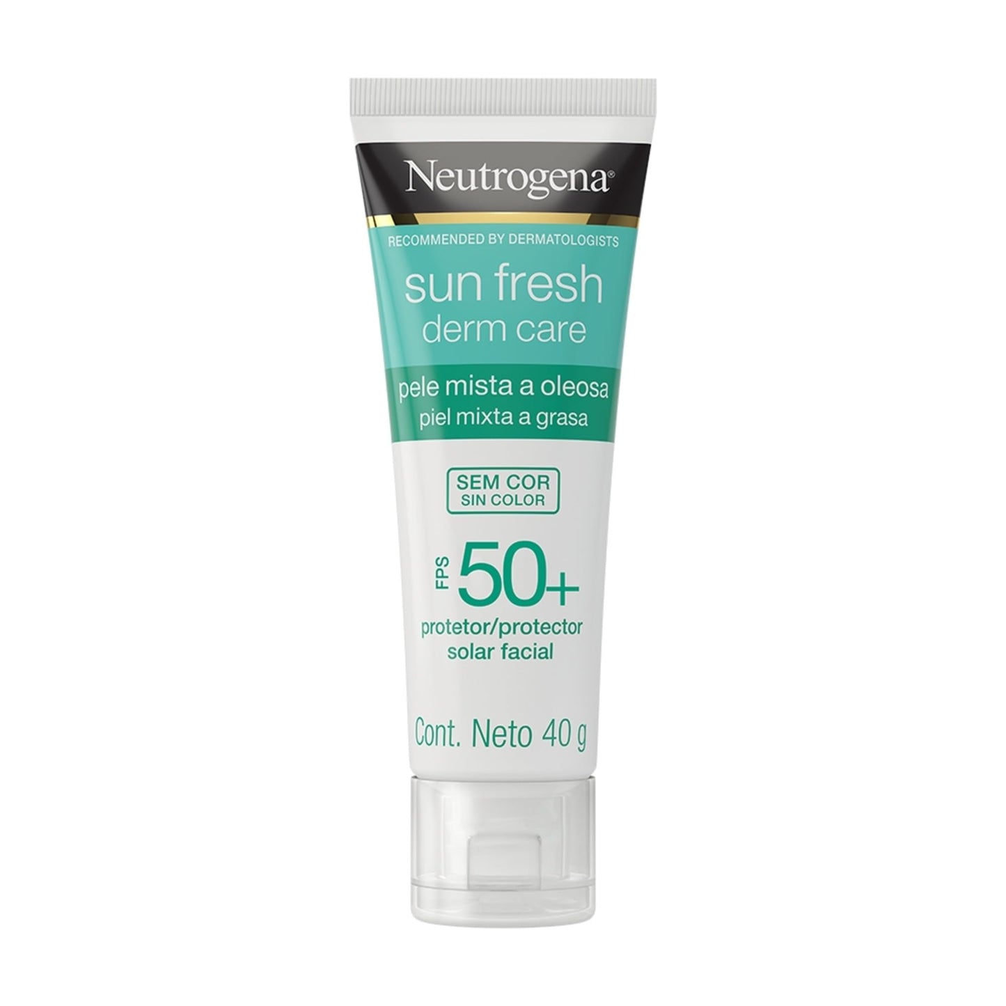 Protector Solar Facial Neutrogena Sun Fresh sin color Niacinamida FPS50+