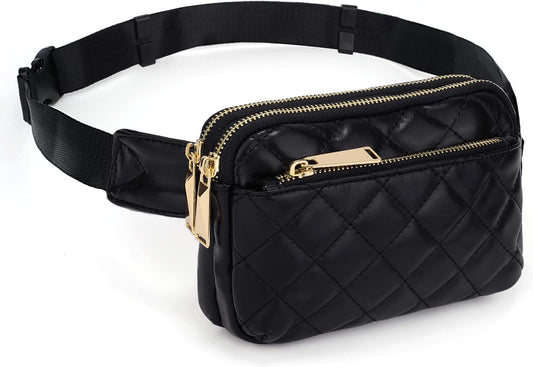 Cangureras para Mujer - Cortelay Riñonera Moda para Mujer Riñonera Deportiva con Correa Ajustable Impermeable Bolsa Bandolera para Viaje Diario Bolsa de Pecho Cangurera para Correr