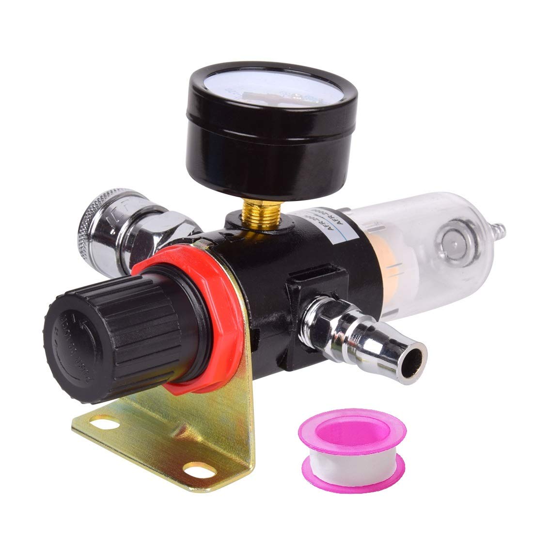 Hotusi 1/4 pulgadas BSP filtro de humedad filtro de aceite separador de agua lubricante