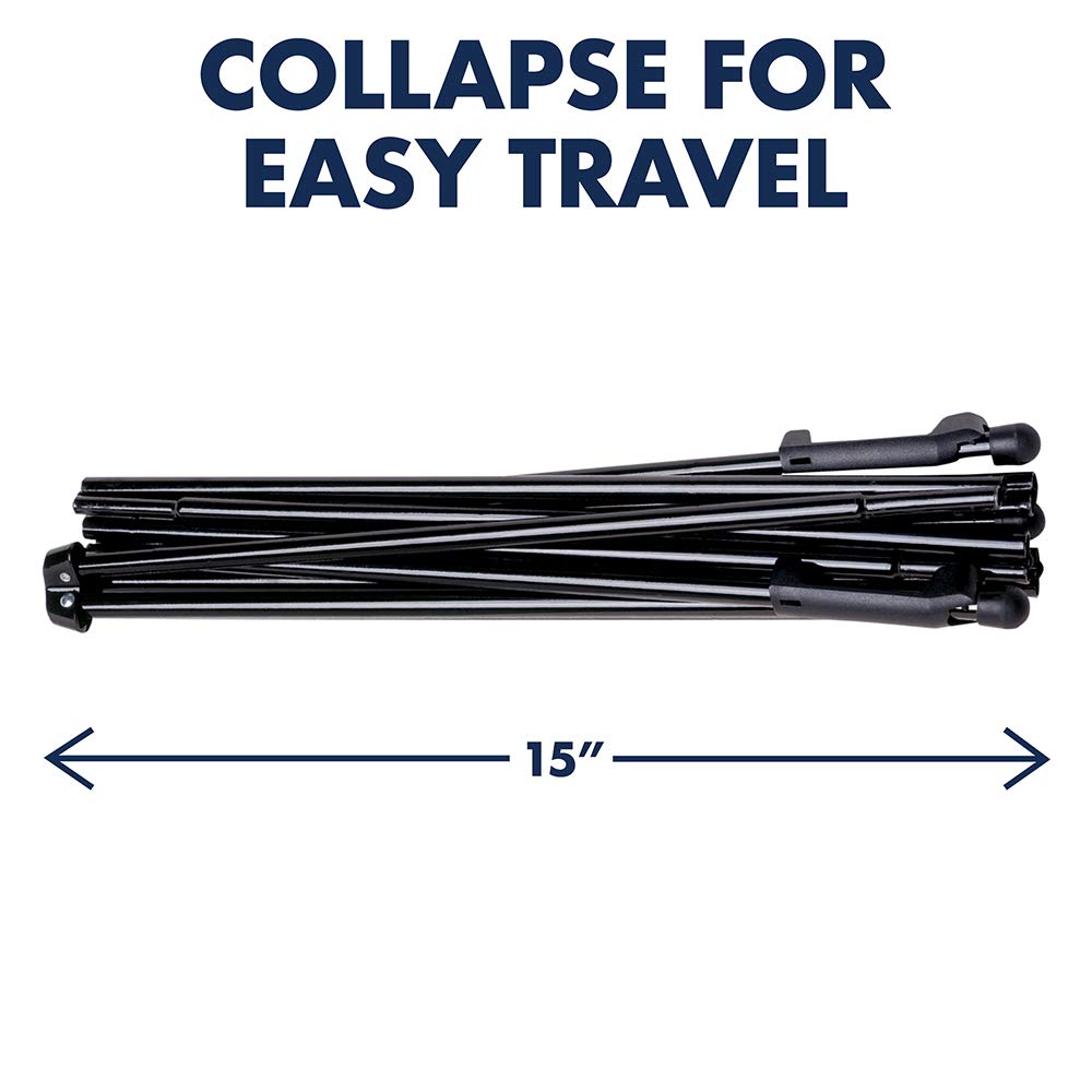 Tripie Retráctil Quartet Negro 162 cm 29E