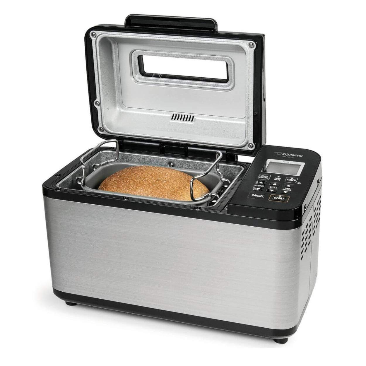 Zojirushi BB Home Bakery Virtuoso Plus - Panificadora, Virtuoso Plus, negro, (Stainless Steel / Black), 2 lb. loaf of bread, 1