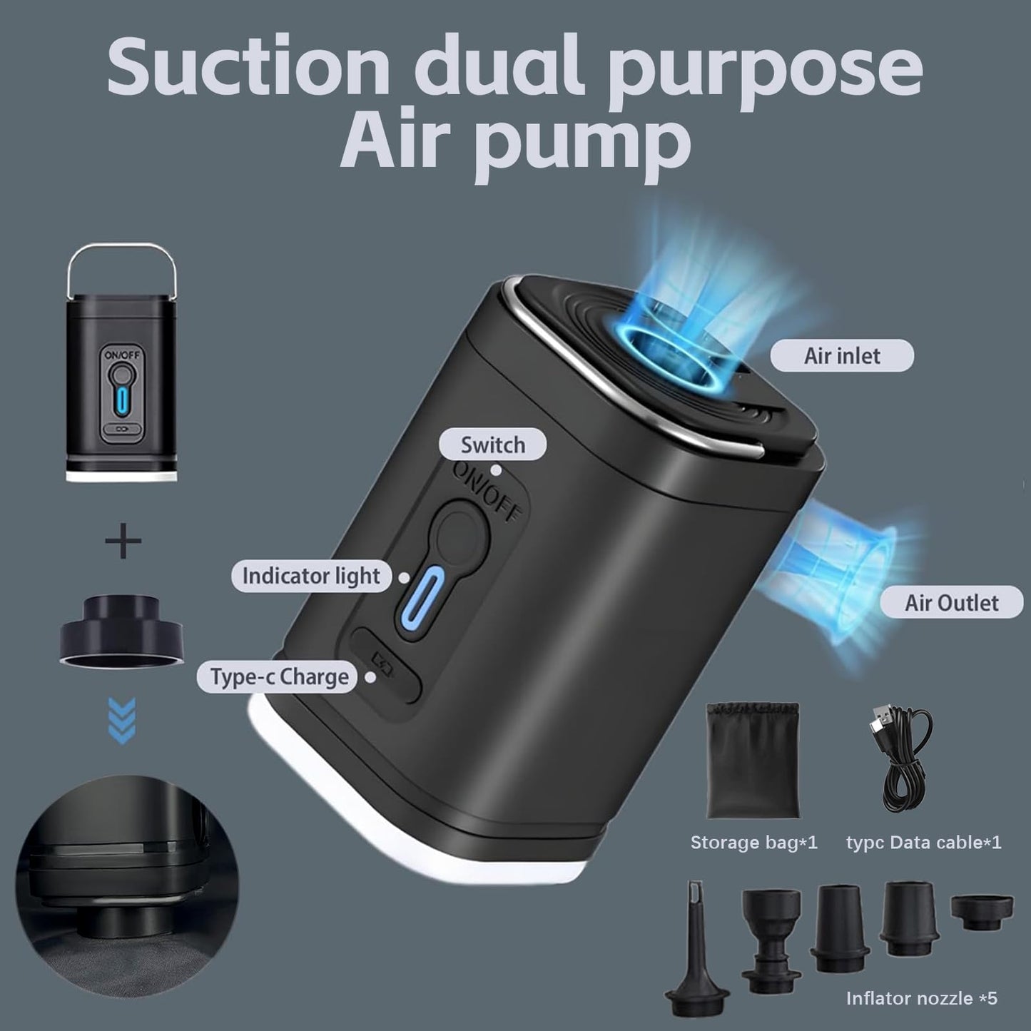 Mochila de Viaje Expandible TANGCORLE Negro 45L para Mujeres y Hombres