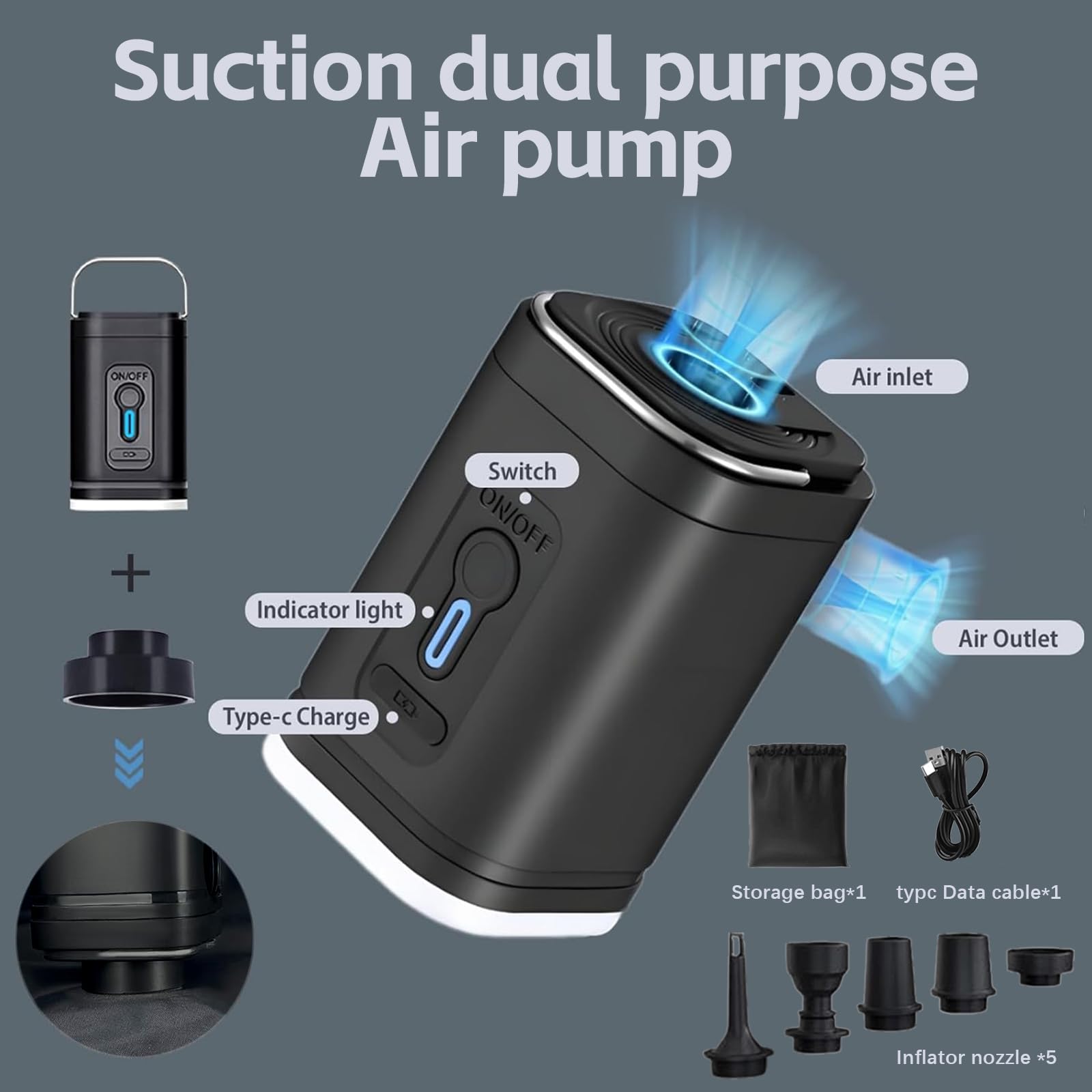 Mochila de Viaje Expandible TANGCORLE Negro 45L para Mujeres y Hombres