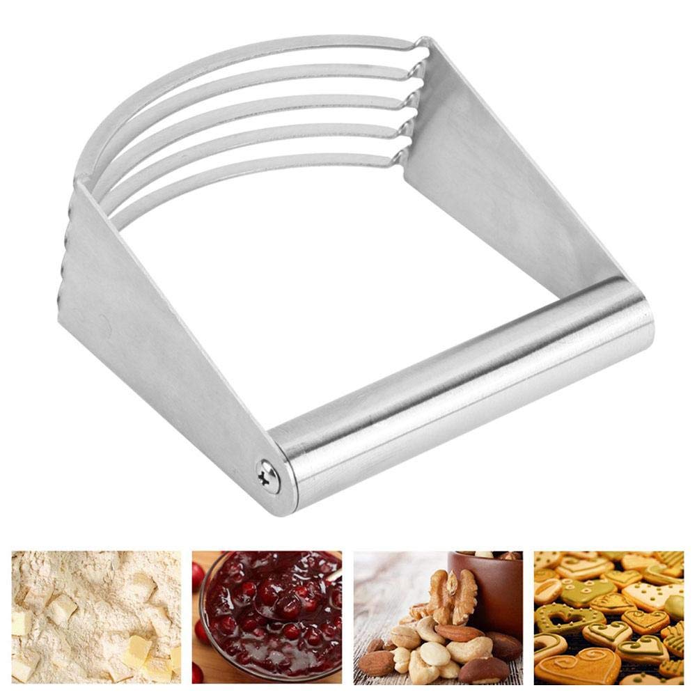 Batidora de masa, batidora de repostería de acero inoxidable Mezclador de harina de masa Cortador Herramientas de cocina para el hogar