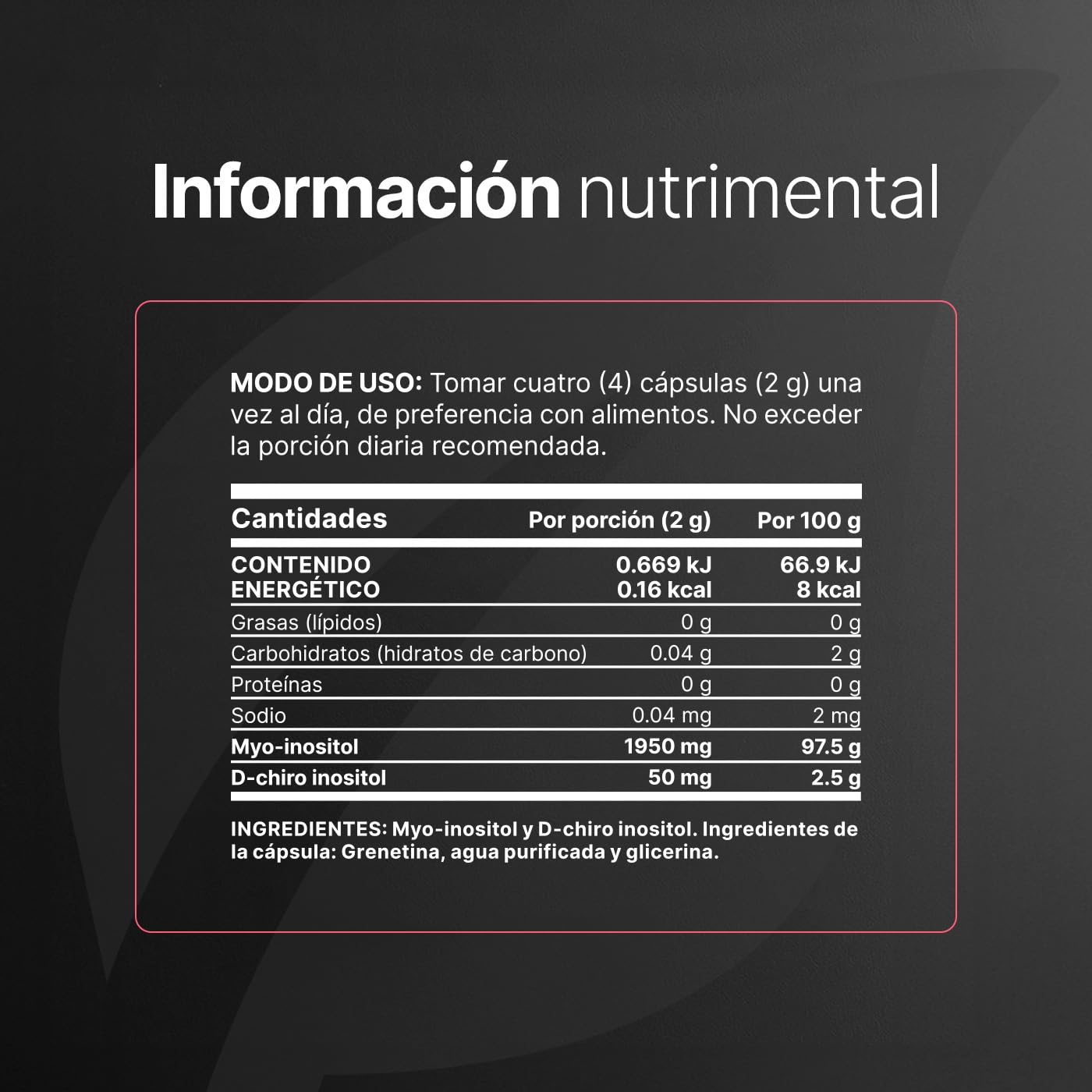 B Life Myo y D-Chiro Inositol | Ratio 40:1 | 400 cápsulas | 2000 mg por porción | Ingredientes Naturales | Myo & D-Chiro Inositol Platinum.