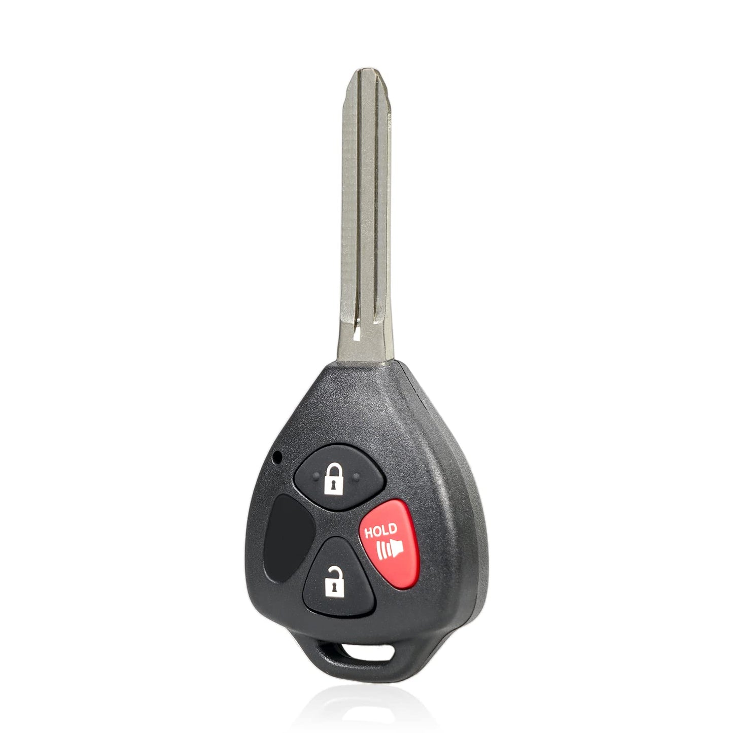 Llave de repuesto con mando a distancia de entrada sin llave para vehículos Toyota Rav4 2006-2010/Scion XB 2008-2013 que utilizan HYQ12BBY con chip 4D67 (paquete de 2 unidades)