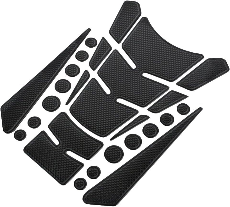 Calcomanía Protector de Gasolina VMINGO Negro con Relieve para Moto