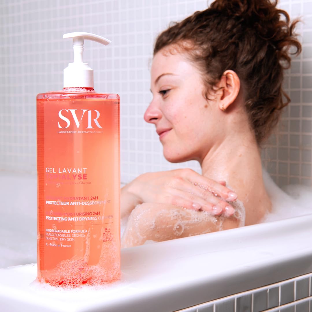 SVR Topialyse Gel Lavant Eco-Refill Gel Limpiador Hidratante para Piel Muy Seca y con Tendencia Atópica | Recarga 1 L | Rostro, Cuerpo, Cabello e Higiene Íntima | 24 Horas