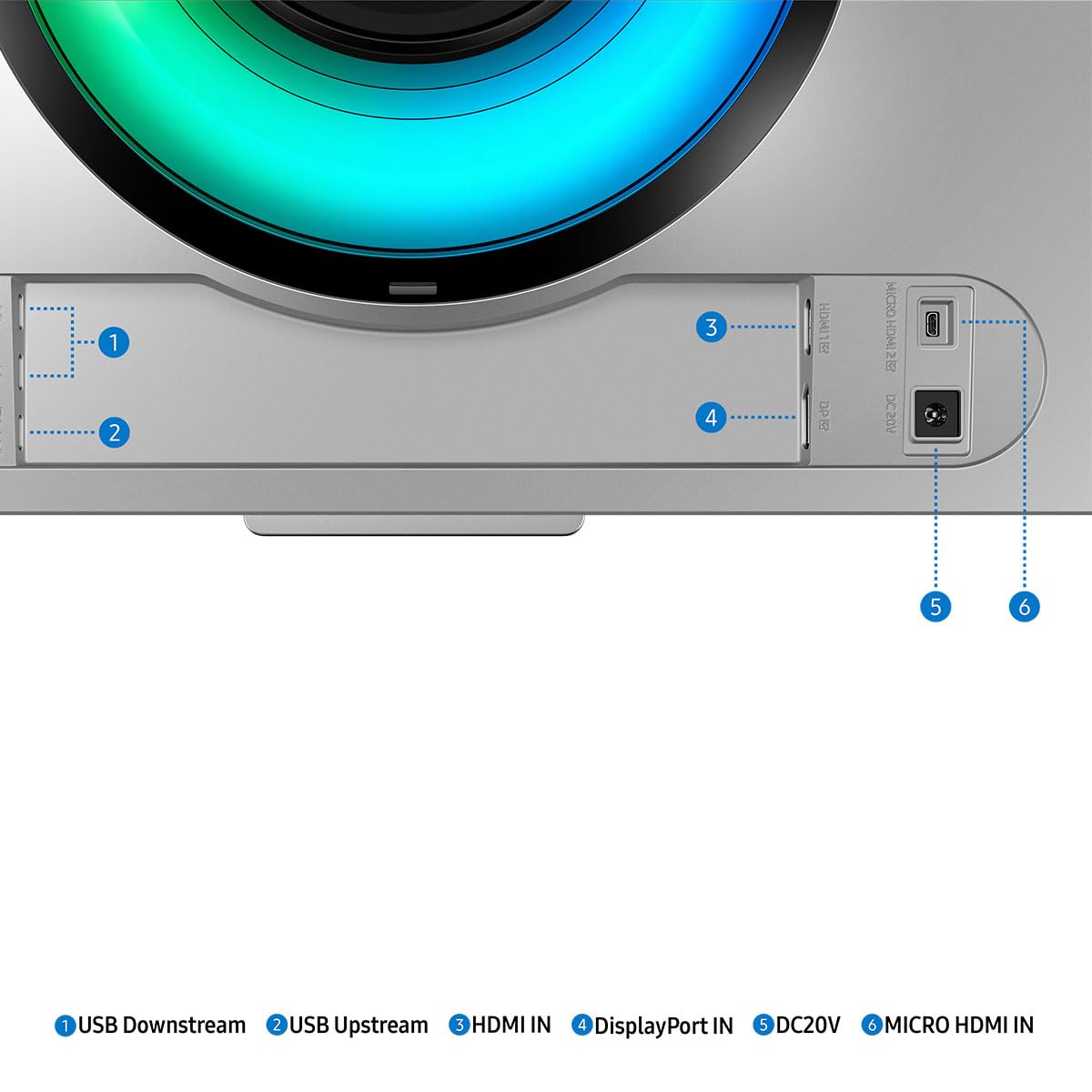 Monitor Gaming Samsung Odyssey G9 49 Pulgadas Curvo OLED .03 ms 240 Hz Smart