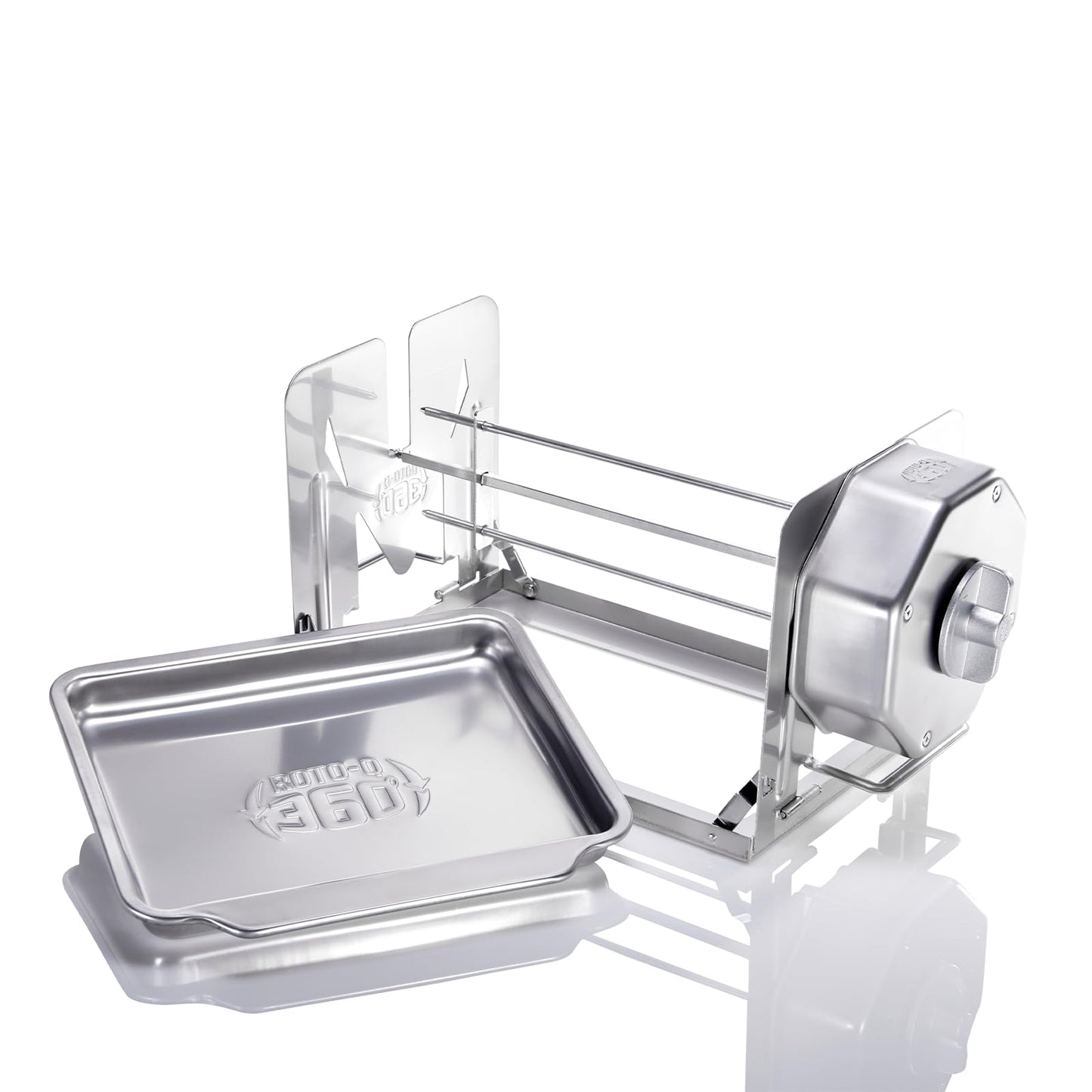 Kit de Asador Inalámbrico ROTO-Q 360 Acero Inoxidable para Parrillas y Hornos