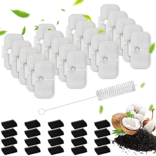 Filtros de Fuente de Agua PETLIBRO Blanca Compatibles para Mascotas 40 Unidades