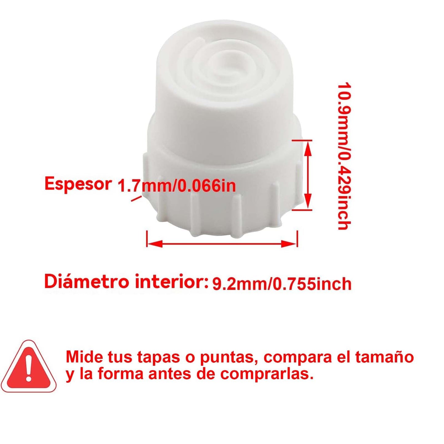 Consejos de reemplazo hidrafacial Vortex de silicona blanca Consejos de belleza para Cáscara de agua Cáscara de agua Piezas Hidrofaciales Silicona 3 Pcs para Elitzia ETLB245 o ET89 ETLB248 Máquina de belleza