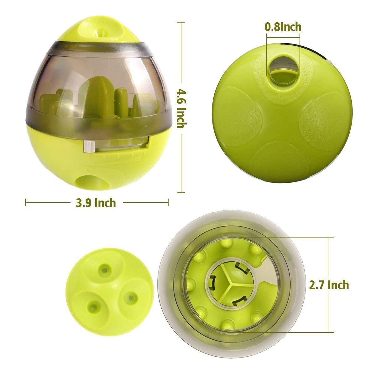 Dispensador de Juguetes para Perro, Vagalbox Divertido e Interactivos Pelota de Juguete Interactiva para Mascotas Pequeñas y Medianas,Aumentan la Atención, Disminuyen la Velocidad de Alimentación y Promueven la Alimentación Saludable