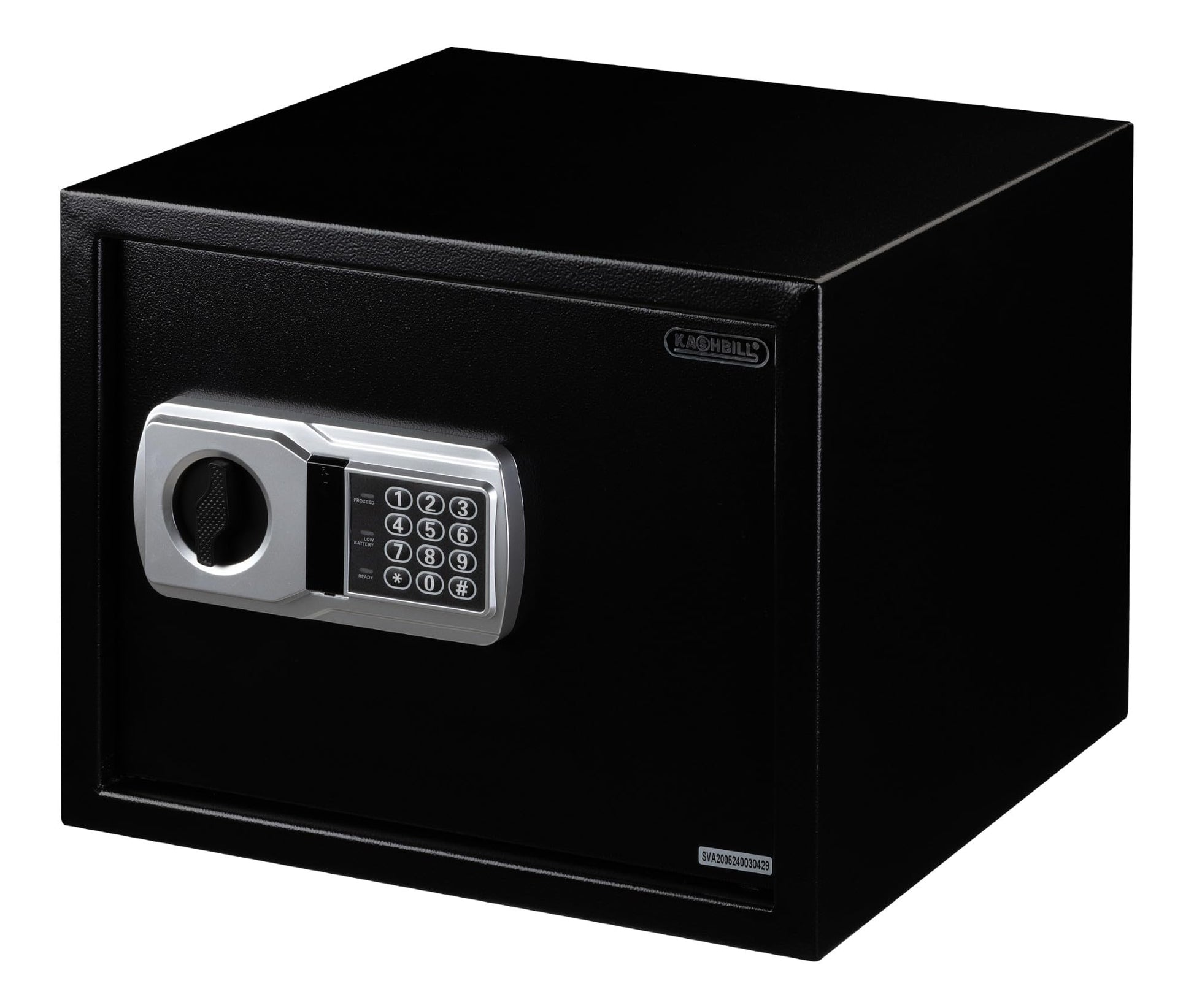 Caja Fuerte Digital Grande Modelo CF04 30x38x30 cm, Cierre Electrónico con Teclado y Llave de Emergencia caja fuerte para casa