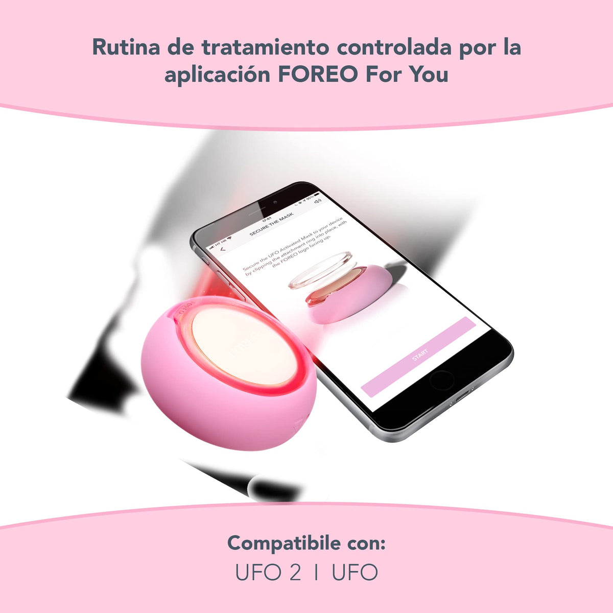 FOREO UFO Activated Mask Treatment for Anti-Aging, Bulgarian Rose