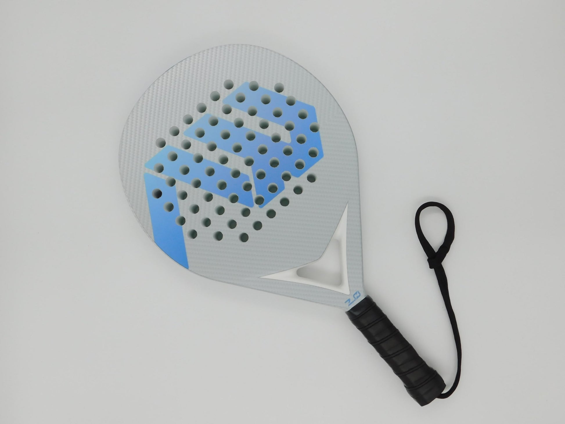AW DEPORTES Pala de Padel con Superficie 100% Fibra de Carbono y Tecnología de Núcleo de Espuma EVA, Peso 360 gr