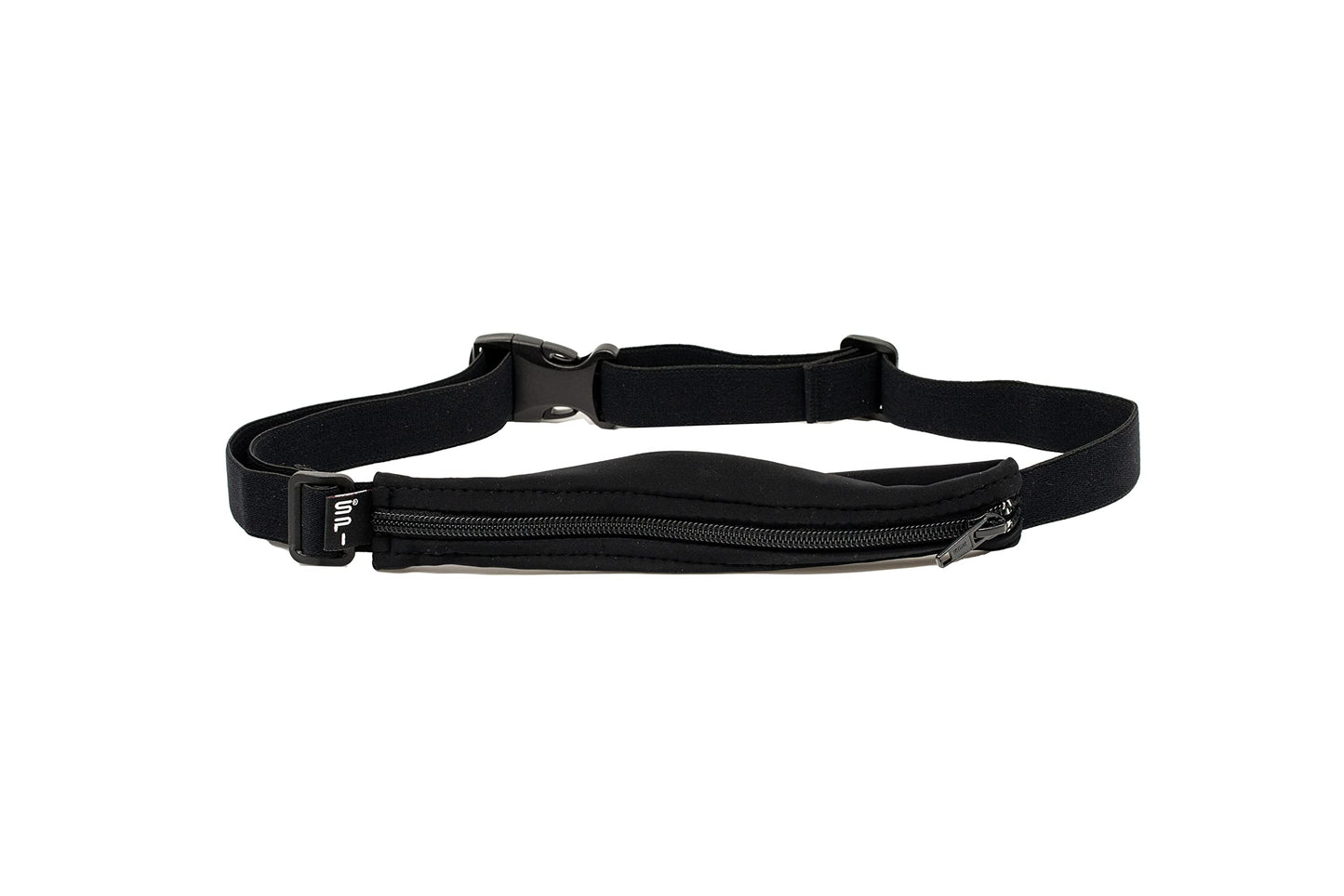 Cinturón de Bolsillo SPIbelt Negro Expandible y Ajustable para Correr para Mujer y Hombre