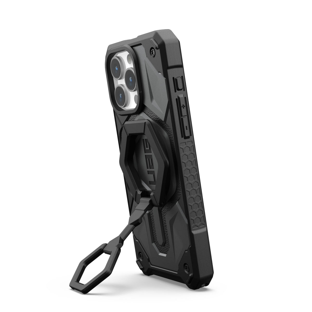 Soporte Magnético URBAN ARMOR GEAR UAG Compatible con MagSafe con Empuñadura de Anillo Metálico Removible y Rotación 360° Ajustable