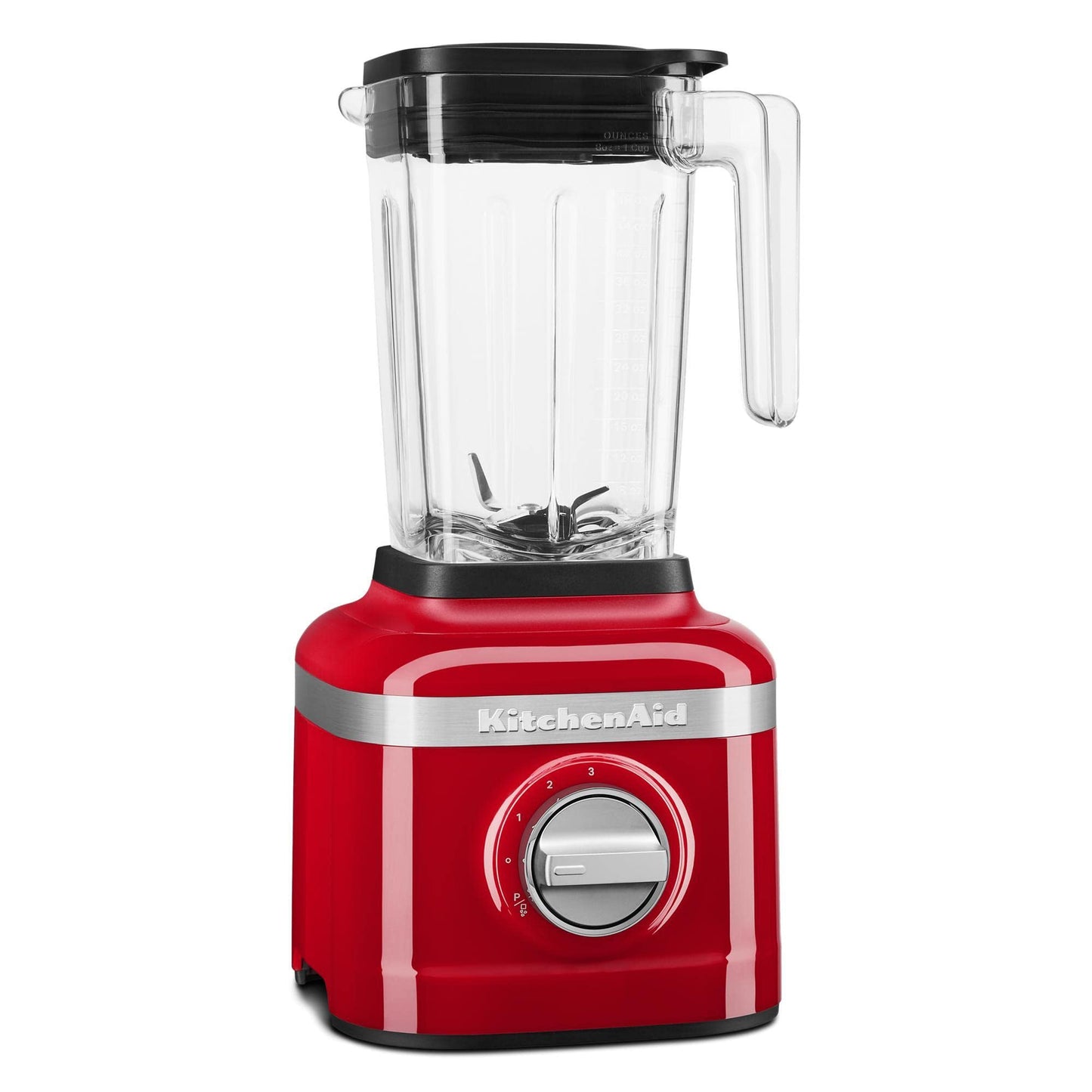 KitchenAid KSB1325PA K150 Licuadora trituradora de hielo de 3 velocidades, 40 onzas, color rojo pasión