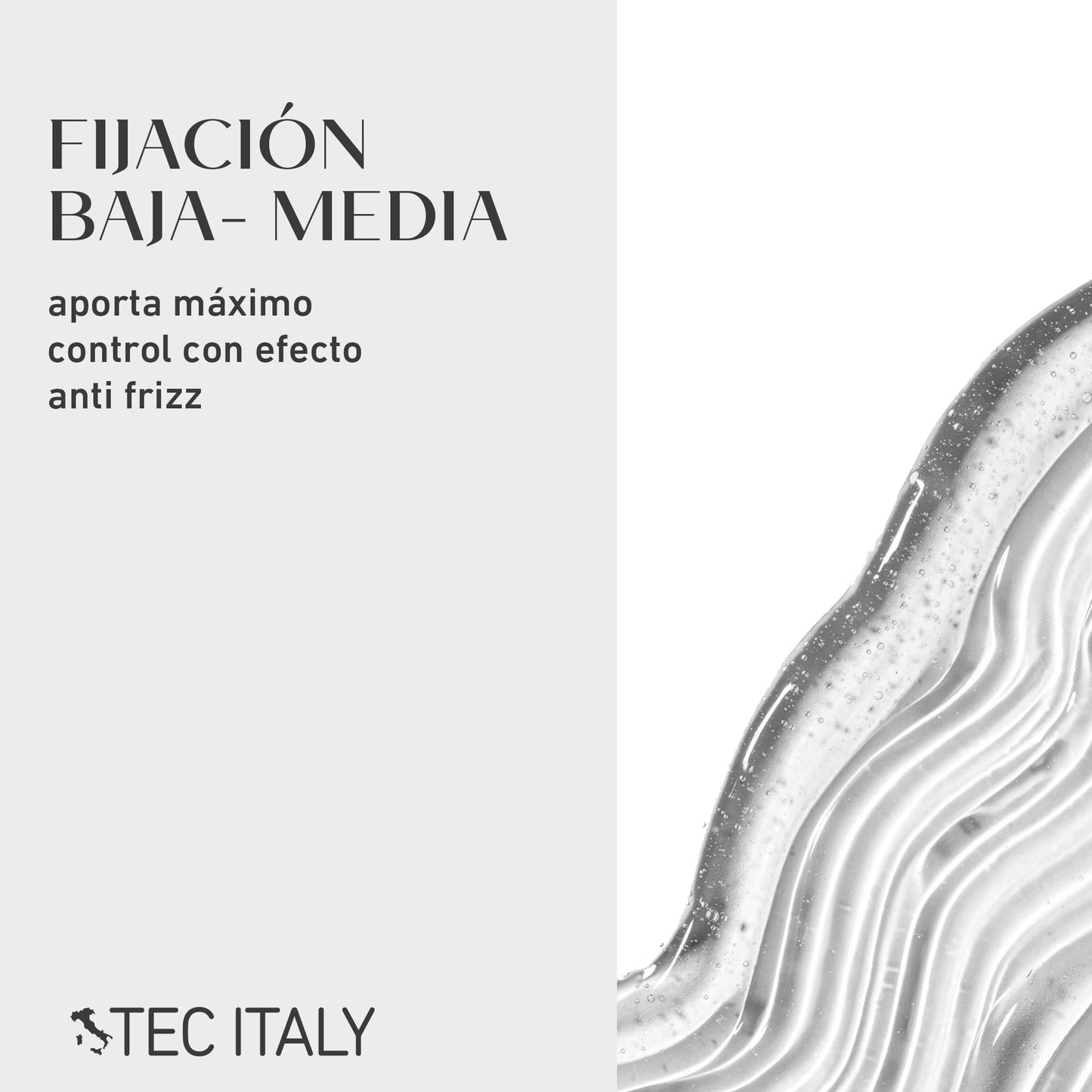 TEC ITALY Curls Gel Definition Define Rizos Fijación Media Antifrizz 300 ml