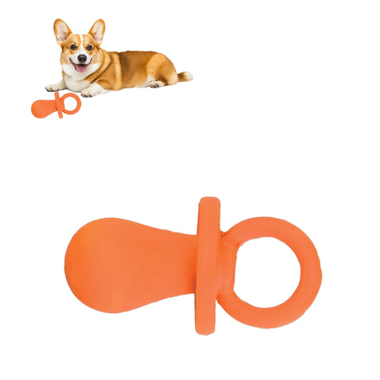 Chupete para perro de látex de 10 cm, los colores pueden variar