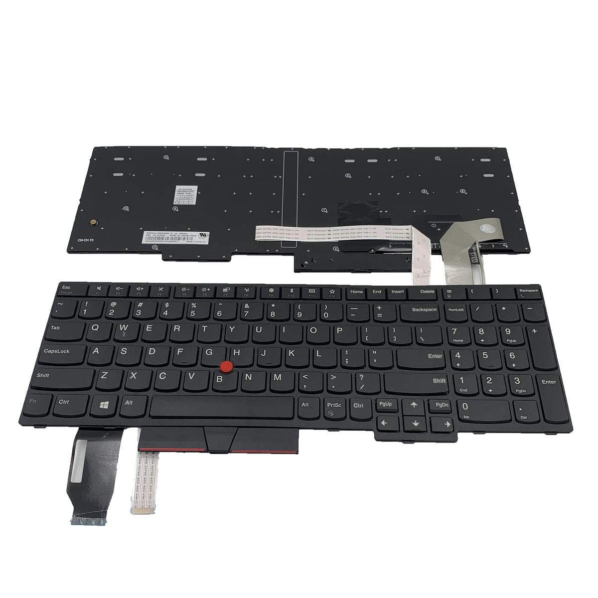 Repuesto de Teclado Tiugochr Lenovo ThinkPad Negro para Laptop