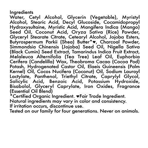 Exfoliante Corporal SheaMoisture African Black Soap con Carbón de Bambú