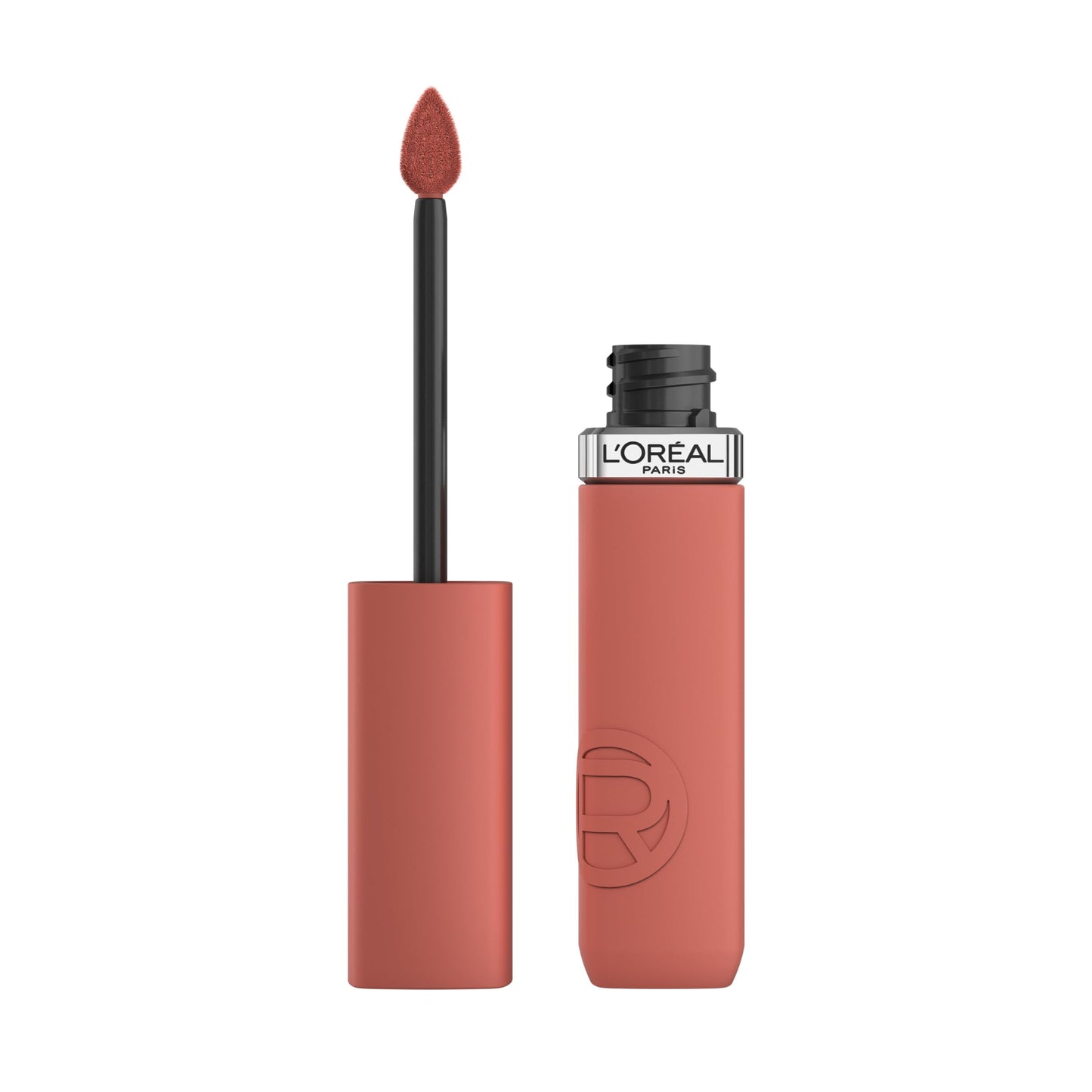 L'Oréal Paris, Infallible Matte Resistance Nudes, Labial Líquido Mate Larga Duración 16hr, Color Intenso con Ácido Hialurónico, Tono Rose Heat 630, 5ml
