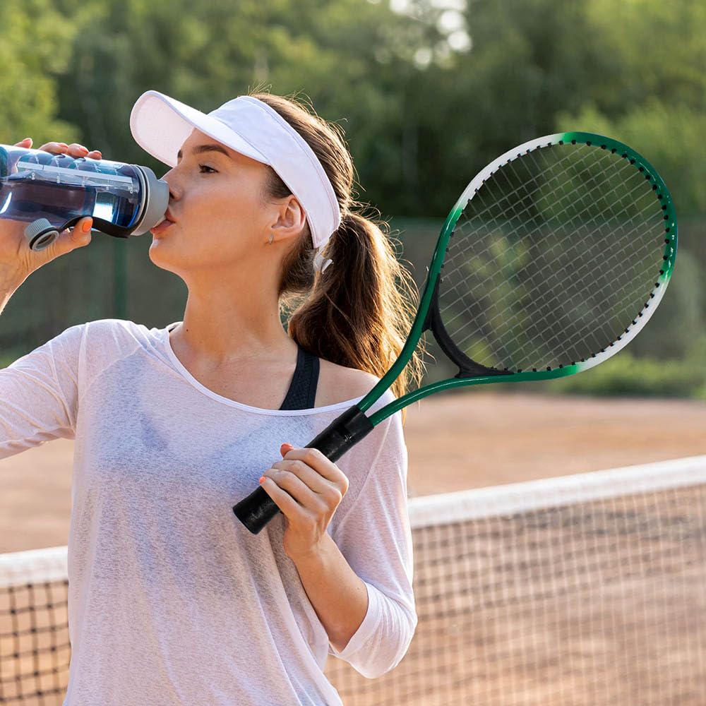 LINAHEALTH | Juego de Tenis, 2 Raquetas Multi filamentos 1 Pelota de Tenis