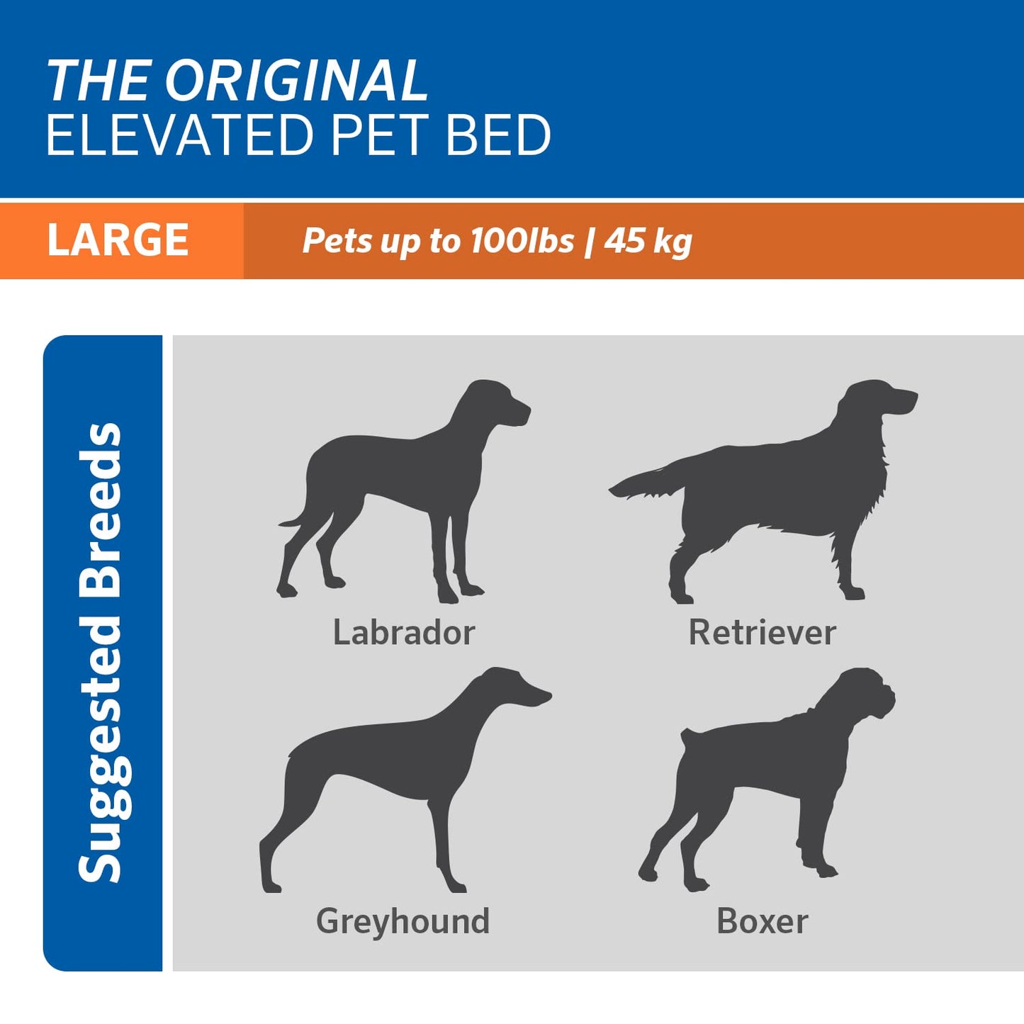 Coolaroo The Original - Cama elevada para Mascotas