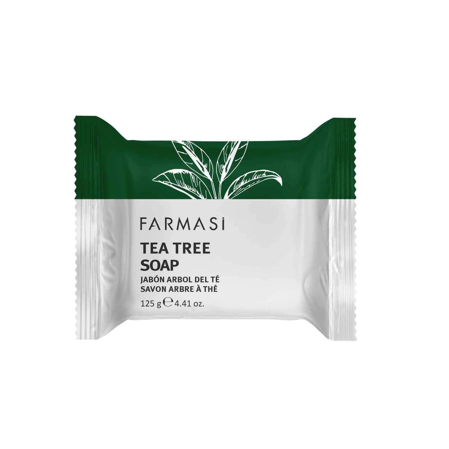 FARMASI Dr. C. Tuna Tea Tree Soap, Soothes Dry, Itchy, Cracked, Irritated Skin, Powerful Skin Protection, Hydrating and Replenishing Skin Care, Face & Body Soap (8.82 oz)